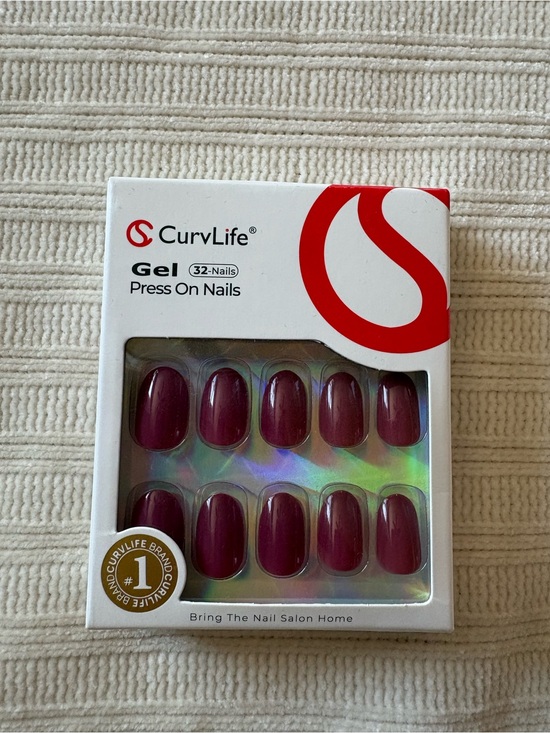 Curvlife Other - Curvlife Gel Press On Nails – Deep Plum